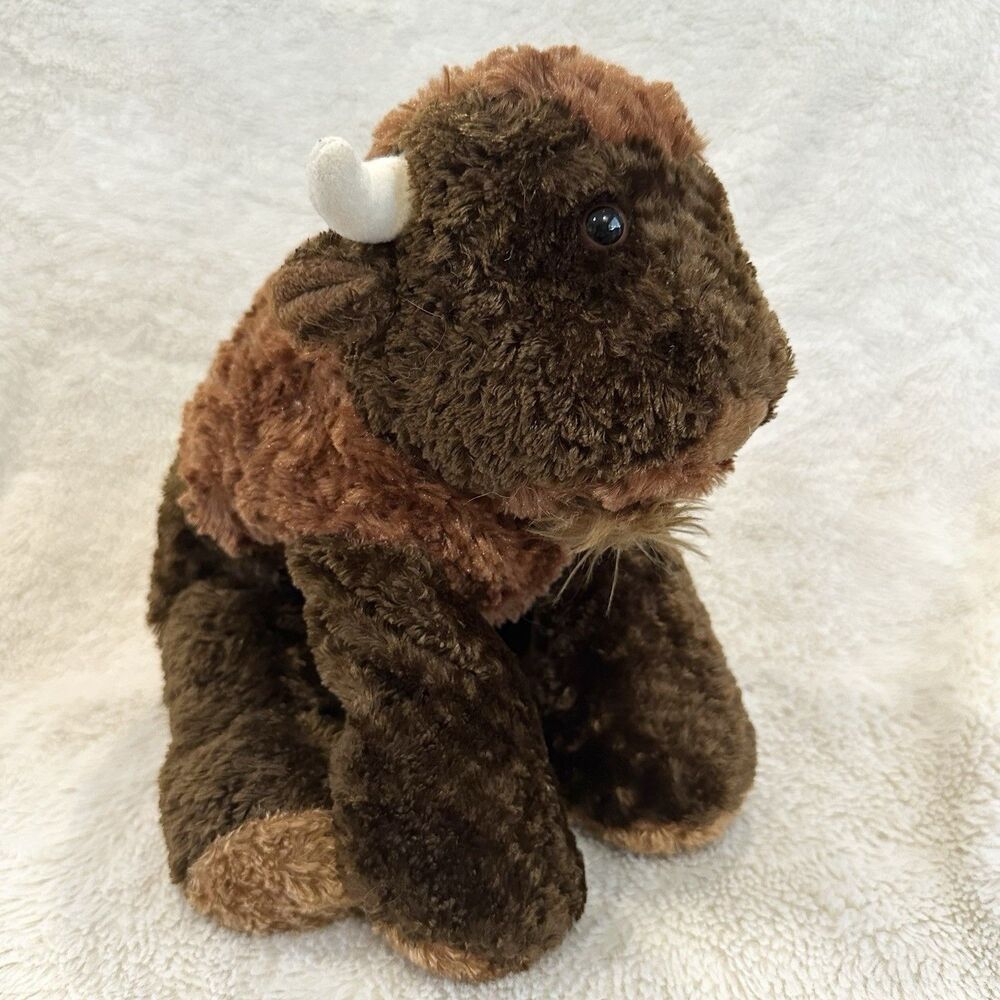 Mary Meyer Brown Buddy Buffalo Bison Flip Flops 12" Soft Floppy Plush Stuffed